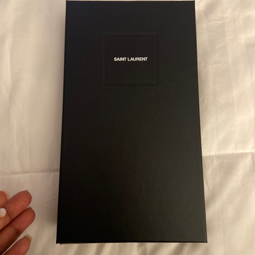 Monogramme Quilted Calfskin Zip Pouch SAINT LAURENT